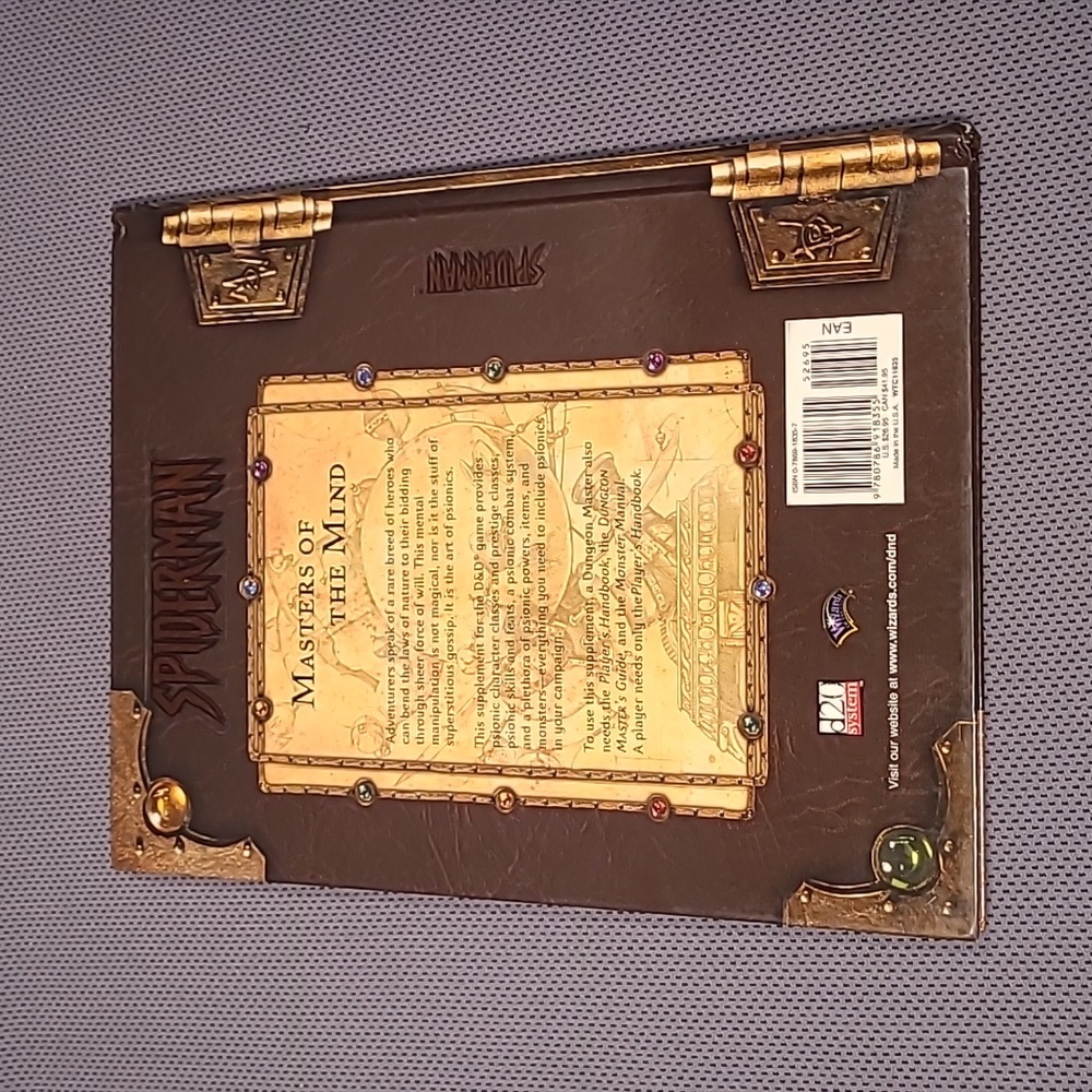 2001 Dungeons & Dragons Psionics Handbook Bruce R. Cordell - Picture 2 of 4